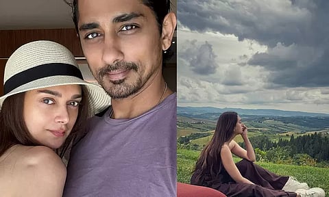 Aditi Rao Hydari and Siddharth bask in the Tuscan sun on their Italian vacation