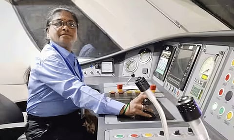 Modi Inauguration Woman Loco Pilot Invited