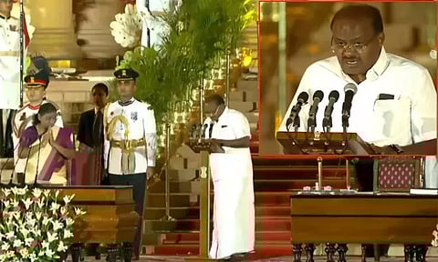 HD Kumaraswamy in Modi Cabinet