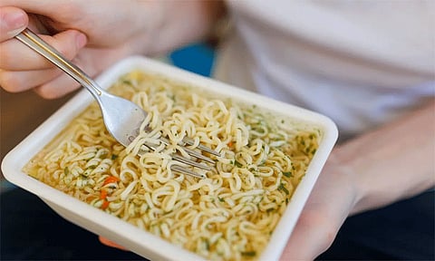 தென் கொரிய நூடுல்சுக்கு டென்மார்க் தடை