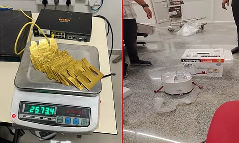 திருச்சி விமான நிலையத்தில் ரூ.1.83 கோடி மதிப்பிலான கடத்தல் தங்கம் பறிமுதல்