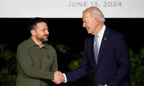 Biden Zelensky Sign 10 Year Security Deal