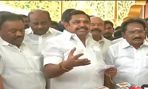 விக்கிரவாண்டி இடைத்தேர்தல் புறக்கணிப்பு ஏன்? - எடப்பாடி பழனிசாமி விளக்கம்