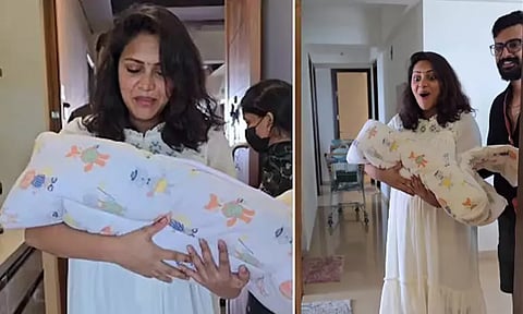 நடிகை அமலாபாலுக்கு ஆண் குழந்தை ... 'இலை' என பெயர் சூட்டல்