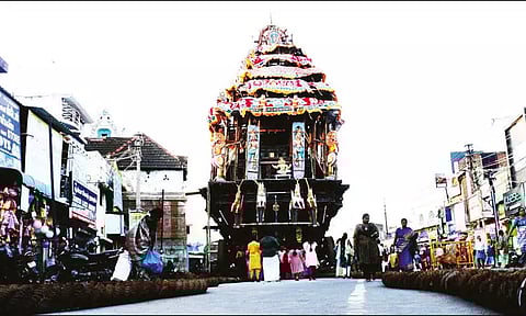 Nellaiappar Temple Aani Festival Chariot
