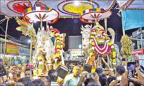 Thirunelveli Aani Festival kamadhenu vahanam