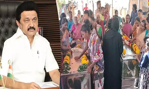 விஷ சாராயம் குடித்து உயிரிழந்தோர் குடும்பத்திற்கு தலா ரூ.10 லட்சம் நிவாரணம்: முதல்-அமைச்சர் அறிவிப்பு