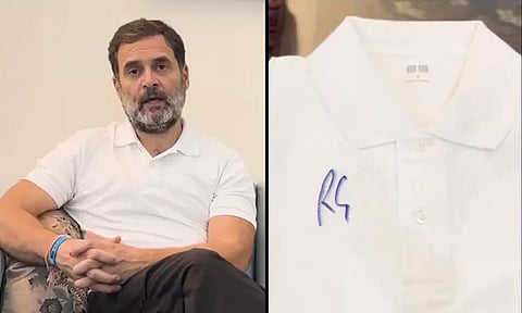 எப்போதுமே வெள்ளை டி-சர்ட் அணிந்திருப்பது ஏன்? ராகுல் காந்தி விளக்கம்