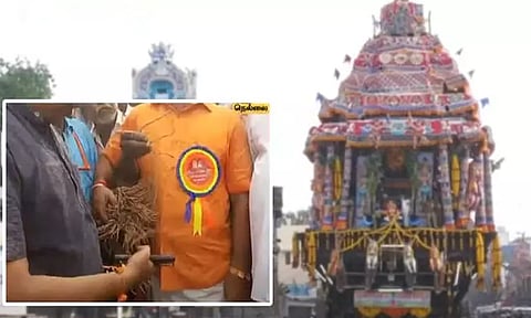 நெல்லையப்பர் கோவில் தேரோட்டம்: அடுத்தடுத்து வடங்கள் அறுந்ததால் பரபரப்பு