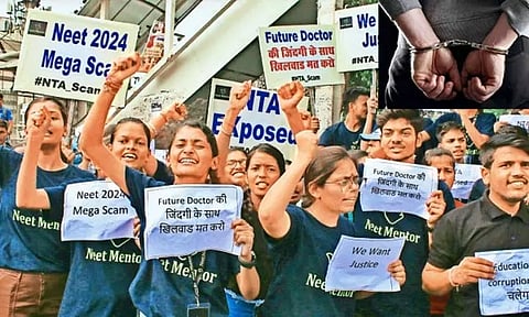 நீட் வினாத்தாள் கசிவு: ஜார்க்கண்ட்டில் 6 பேர் கைது