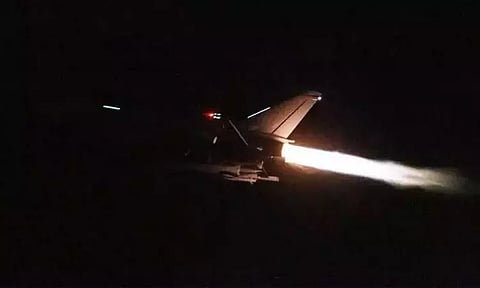 US-UK airstrikes on Yemen