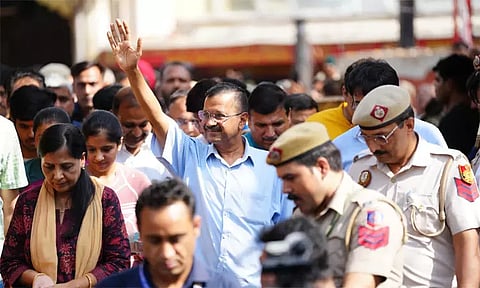 ஜாமீன் நிறுத்தி வைக்கப்பட்டதை எதிர்த்து கெஜ்ரிவால் சுப்ரீம் கோர்ட்டில் மனு