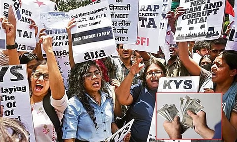 நீட் தேர்வு: பீகாரில் கோடிக்கணக்கில் விளையாடிய பணம்; 30 மாணவர்களுக்கு வினாத்தாள், விடைத்தாள் விநியோகம்