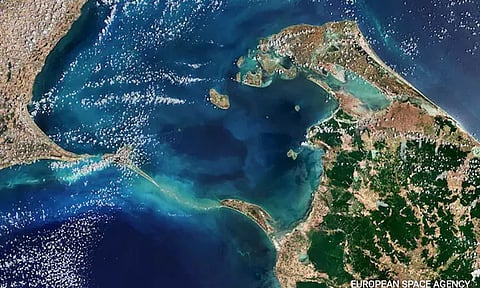 விண்வெளியில் இருந்து ராமர் பாலம்: ஐரோப்பிய ஏஜென்சி வெளியிட்ட படம் வைரல்