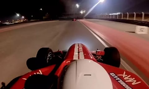 Ajith Kumar flying in a race car - The video shared by the 'Sarpatta' actor has gone viral