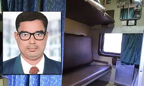 ஓடும் ரெயிலில் திடீரென படுக்கை அறுந்து விழுந்து விபத்து: பயணி பலியான பரிதாபம்