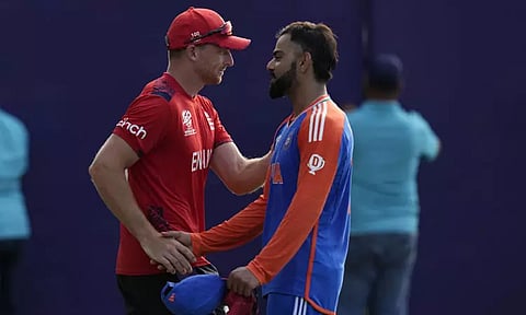 டி20 உலகக்கோப்பை: அரையிறுதியில் தோல்வி அடைந்திருந்தாலும் இந்தியாவை பாராட்டிய இங்கிலாந்து கேப்டன்