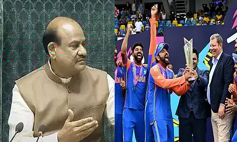 சாம்பியன் பட்டம் வென்ற இந்திய கிரிக்கெட் அணிக்கு நாடாளுமன்றத்தில் பாராட்டு