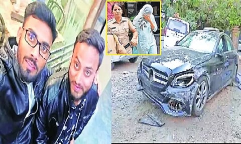 சொகுசு கார் மோதி 2 பேர் பலி; ஜாமீன் மறுக்கப்பட்டதையடுத்து போலீசில் சரணடைந்த பெண்