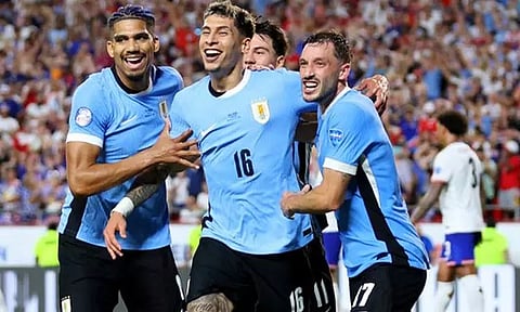 கோபா அமெரிக்க கால்பந்து தொடர்: அமெரிக்கா அணியை வீழ்த்தி உருகுவே வெற்றி