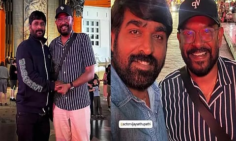 'கோட்' பட டைரக்டரை அமெரிக்காவில் சந்தித்த விஜய்சேதுபதி