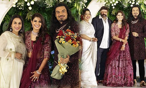 வரலட்சுமி - நிகோலய் திருமண வரவேற்பு நிகழ்ச்சி: பங்கேற்ற பிரபலங்கள்