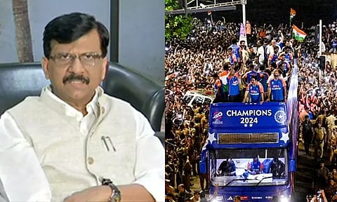 'கிரிக்கெட் வீரர்களை வரவேற்க குஜராத்தில் இருந்து பேருந்தை கொண்டு வர வேண்டுமா?' - சஞ்சய் ராவத்