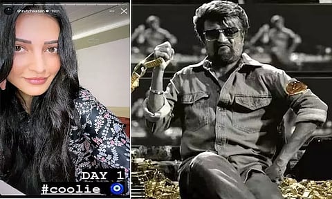 ரஜினிகாந்தின் 'கூலி' படத்தில் இணைந்த சுருதிஹாசன்