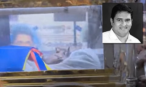 பெரம்பூரில் வைக்கப்பட்டுள்ள ஆம்ஸ்ட்ராங் உடல் - பொதுமக்கள் இறுதி அஞ்சலி