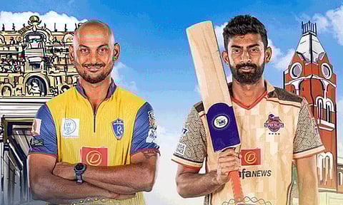 டி.என்.பி.எல். : சேப்பாக் சூப்பர் கில்லீஸ் அணிக்கு எதிராக டாஸ் வென்ற நெல்லை பந்துவீச்சு தேர்வு