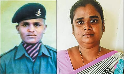 ராணுவ வீரரை கழுத்தை நெரித்து கொன்றுவிட்டு நாடகமாடிய மனைவி - பரபரப்பு தகவல்