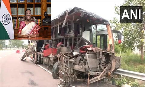 உ.பி. சாலை விபத்து - ஜனாதிபதி திரவுபதி முர்மு இரங்கல்