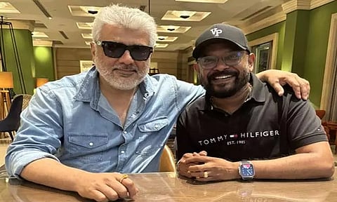 நடிகர் அஜித்தை சந்தித்த டைரக்டர் வெங்கட் பிரபு