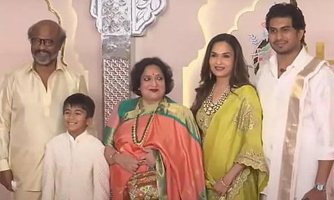 அம்பானி இல்ல திருமண விழா கோலாகலம்: ரஜினிகாந்த் உள்ளிட்ட திரைப்பிரபலங்கள் பங்கேற்பு