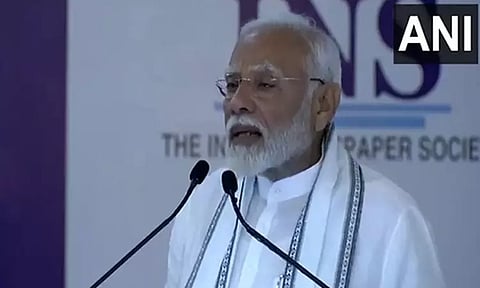 'ஊடகங்கள் அரசின் கொள்கைகளை நாட்டின் பேசுபொருளாக்கியுள்ளன' - பிரதமர் மோடி