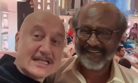 Anupam Kher calls Rajinikanth the "One and Only, the BESTEST ..