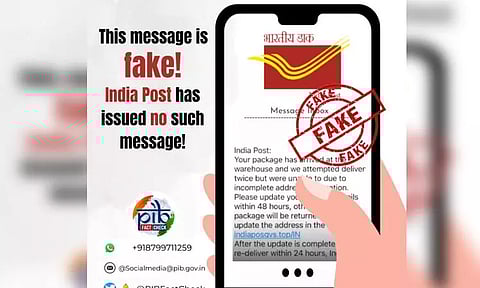 India Post SMS scam, PIB Fact Check