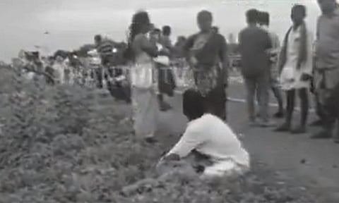 கோர விபத்து : சமயபுரம் கோவிலுக்கு பாதயாத்திரை சென்ற 5 பக்தர்கள் பலி