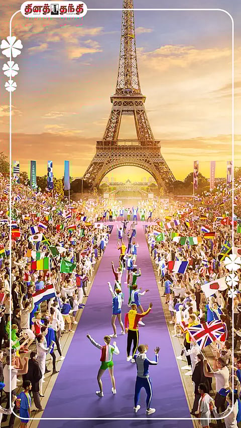 பாரீஸ் ஒலிம்பிக் போட்டி நாளை கோலாகலமாக தொடக்கம்..!