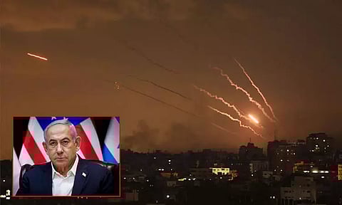 இஸ்ரேல் மீது ராக்கெட் தாக்குதல்; 10 பேர் பலி - உடனடியாக நாடு திரும்புகிறார் நெதன்யாகு