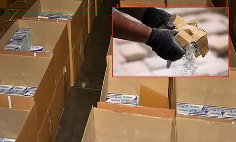 குஜராத்: 2 நாட்களில் ரூ.110 கோடி மதிப்பிலான போதை மாத்திரைகள் பறிமுதல்