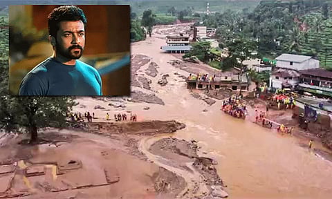 வயநாடு நிலச்சரிவு சம்பவம் நெஞ்சை உலுக்குகிறது... நடிகர் சூர்யா வேதனை