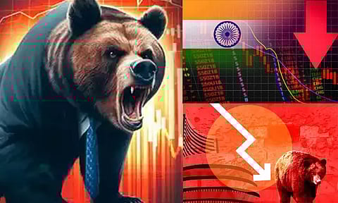 இந்திய பங்கு சந்தை கடும் சரிவு