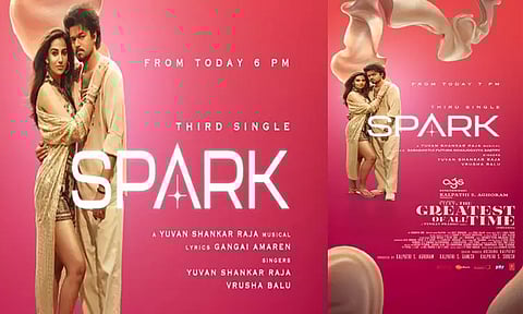 'கோட்' படத்தின் `ஸ்பார்க்' பாடலின் புதிய போஸ்டர் வெளியானது