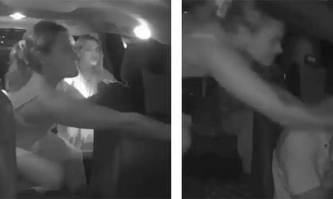 பெப்பர் ஸ்ப்ரே அடித்து ஊபர் டிரைவரை தாக்கிய அமெரிக்க பெண் - வீடியோ வைரல்