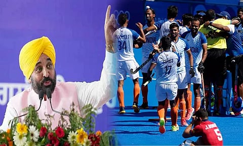 ஒலிம்பிக்கில் பதக்கம்: பஞ்சாப் வீரர்களுக்கு தலா ரூ.1 கோடி பரிசு; முதல்-மந்திரி பகவந்த் மான் சிங் அறிவிப்பு