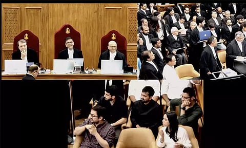 சுப்ரீம் கோர்ட்டிற்கு வந்த நடிகர் அமீர் கானை வரவேற்ற தலைமை நீதிபதி டி.ஒய். சந்திரசூட்