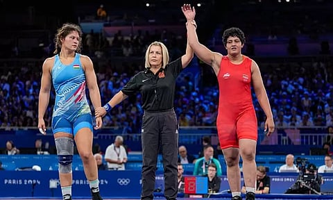 பாரீஸ் ஒலிம்பிக்: இந்திய மல்யுத்த வீராங்கனை ரித்திகா காலிறுதிக்கு முன்னேற்றம்