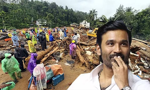 வயநாடு நிலச்சரிவு: ரூ.25 லட்சம் நிதியுதவி வழங்கிய நடிகர் தனுஷ்
