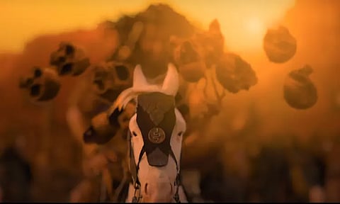 'கங்குவா' பட டிரெய்லரில் நடிகர் கார்த்தியா?